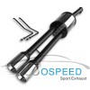(BOSPEED)博速改裝排氣管標致 307原裝位雙壓鼓